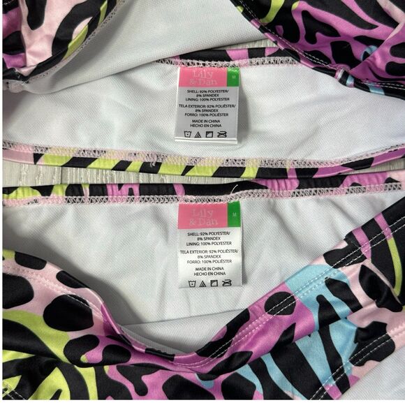 NWT Girls Two piece swimsuit Sz M - Picture 3 of 3
